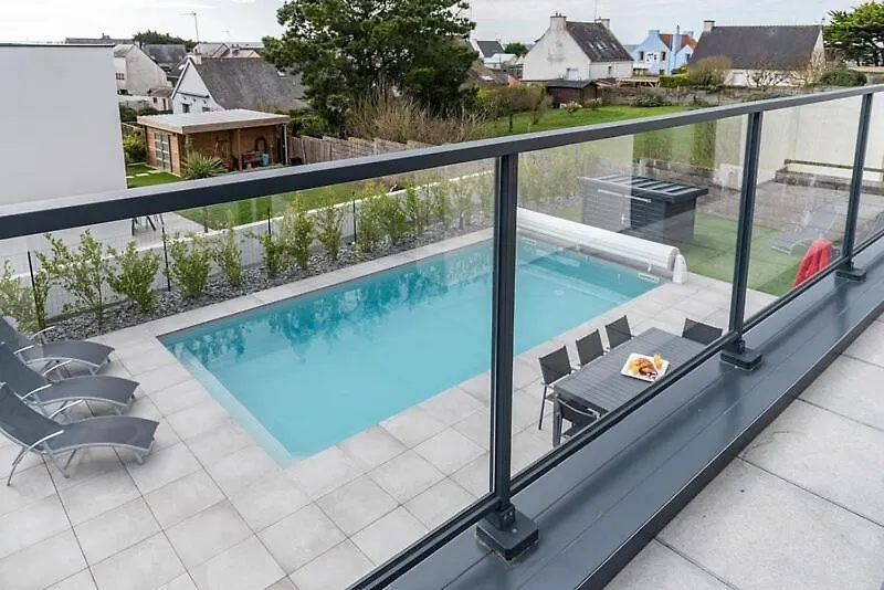 Villa Avec Piscine, Vue Mer, 200 M De La Plage Clohars-Carnoët 0*,